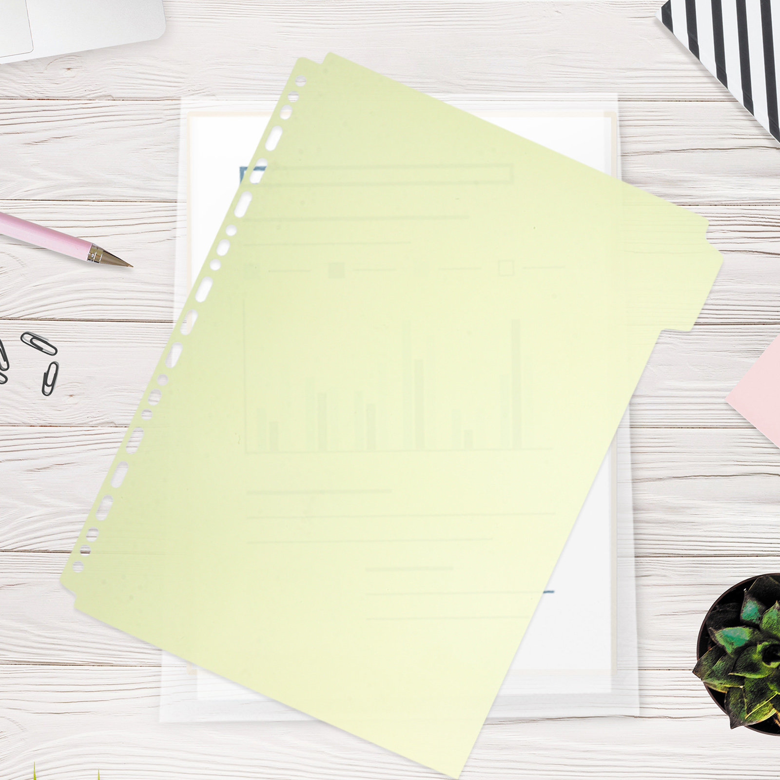 6Pcs File Binder Dividers A4 I - огляд і ціна Tab Divider A4
